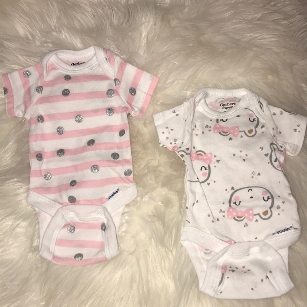Baby premie onesies
